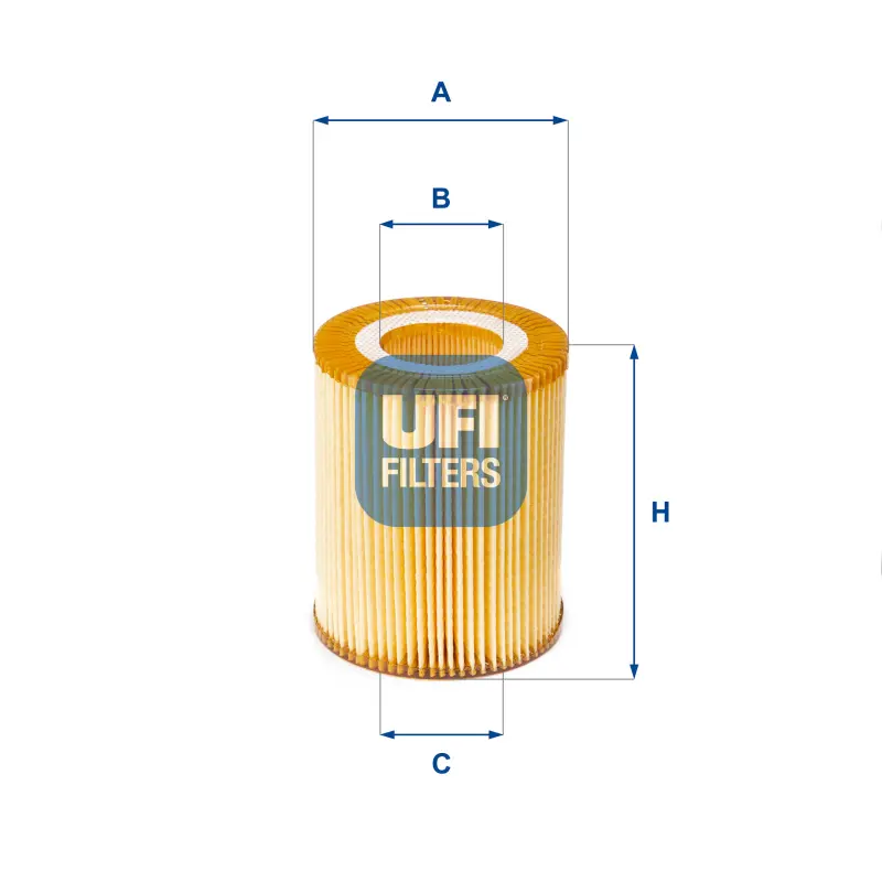 Filtro Aceite Ox776D UFI Ref. 2515200