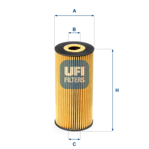 Filtro Aceite Ox377D UFI Ref. 2516600