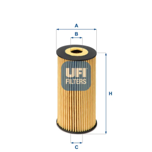 Filtro Aceite Ox389/1D Gm Nis UFI Ref. 2517000