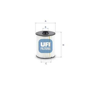 Filtro Aceite * UFI Ref. 2522800