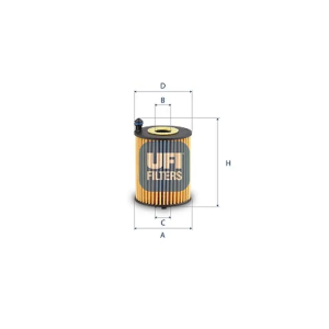 Filtro Aceite UFI Ref. 2525300
