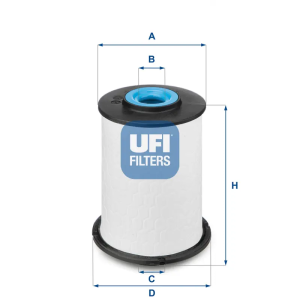Filtro Combus Kx404D * UFI Ref. 2603300