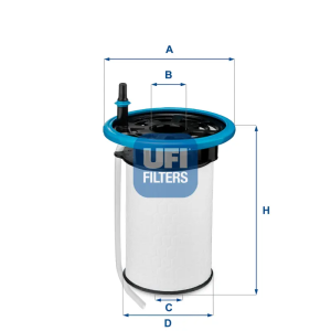 Filtro Combus Kx398 Fiat Gm * UFI Ref. 2605200