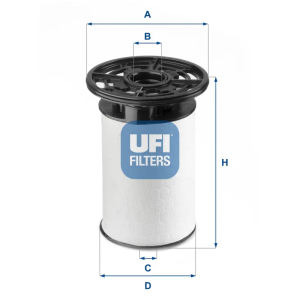Filtro Combustb Alfa * UFI Ref. 2607600