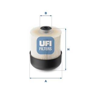 Filtro Combus Kx338/26D Ren UFI Ref. 2611500