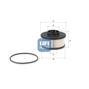 Filtro Carburante UFI Ref. 2620100
