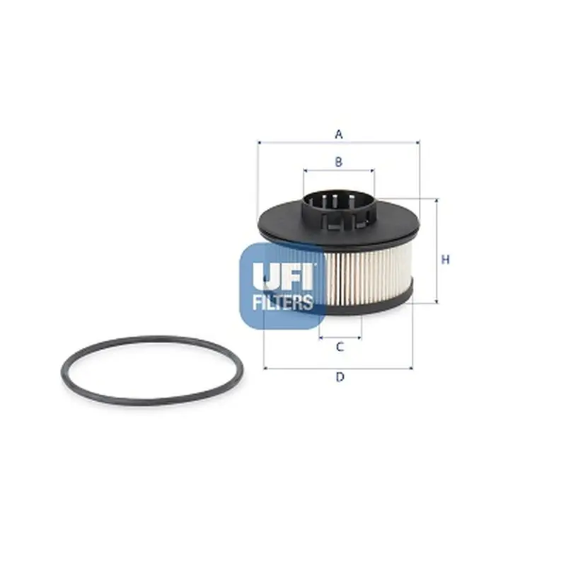 Filtro Carburante UFI Ref. 2620100