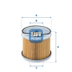 Filtro Combus Kx87D UFI Ref. 2669100