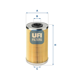 Filtro Combus Kx204D UFI Ref. 2669400