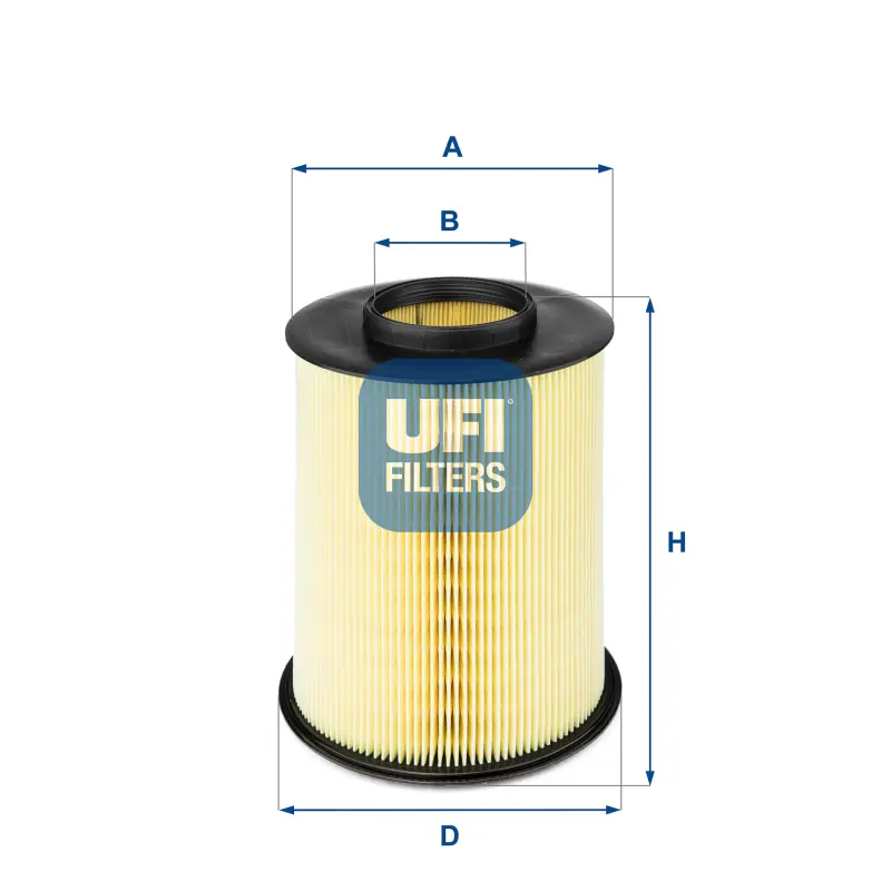 Filtro Aire Lx1780/3 Ford UFI Ref. 2767500