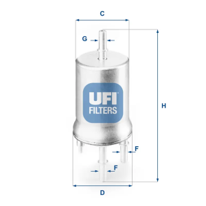 Filtro Combus Kl156/1 * UFI Ref. 3183200