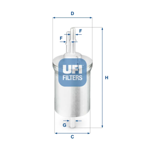 Filtro Combus Kl572 Vag * UFI Ref. 3184000