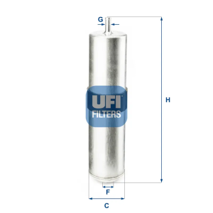 Filtro Combus Kl763D Bmw * UFI Ref. 3185704