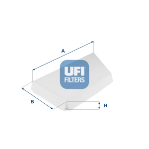 Filtro Habitac La57 UFI Ref. 5304400