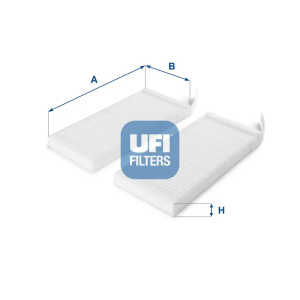 Filtro Habitac La468/S UFI Ref. 5316400