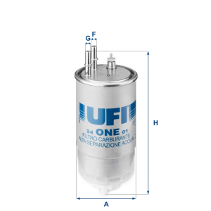 Filtro Combus Kl567 Alfa Fiat * UFI Ref. 24ONE01