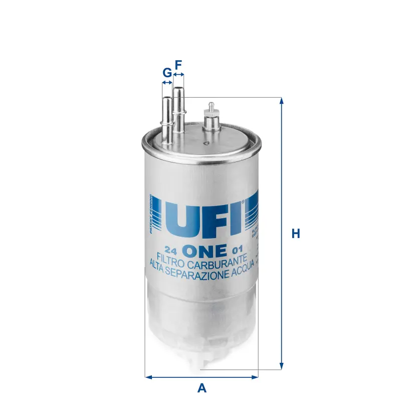 Filtro Combus Kl567 Alfa Fiat * UFI Ref. 24ONE01