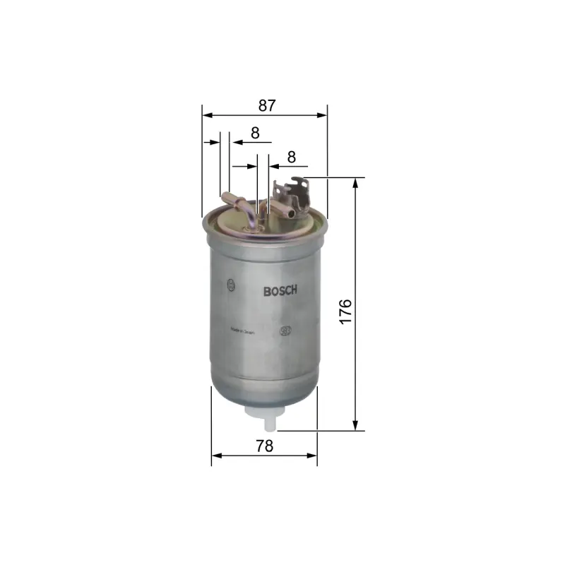 Filtro Diesel BOSCH Ref. 0450906267