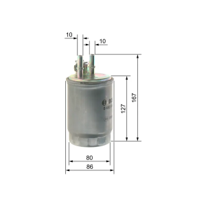 Filtro Diesel BOSCH Ref. 0450906357