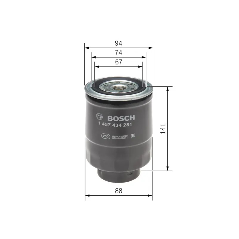 Filtro Diesel BOSCH Ref. 1457434281
