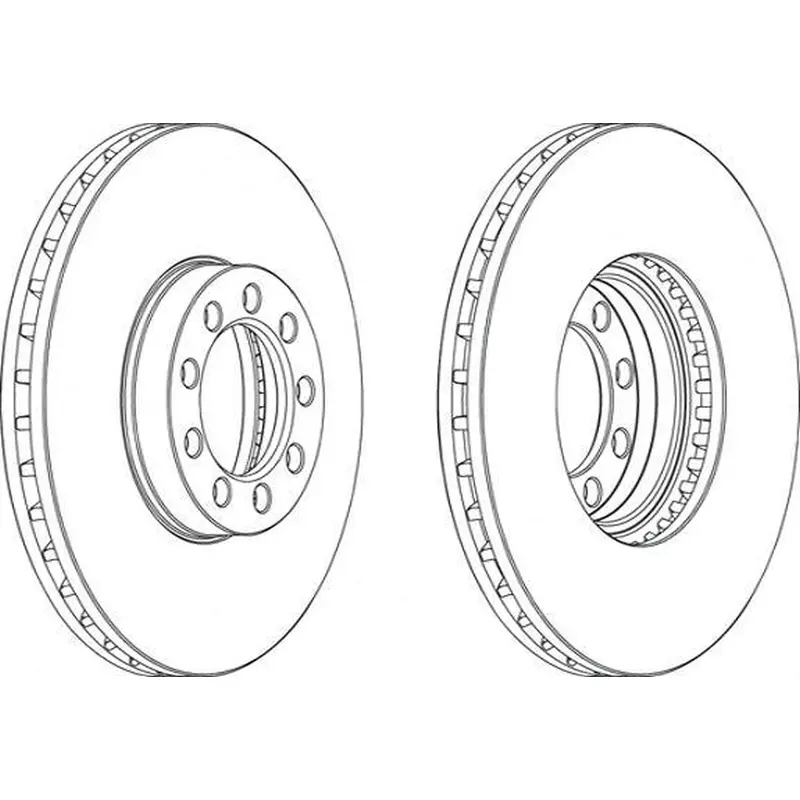 Disco Freno Furgo Vi FERODO Ref. FCR329A